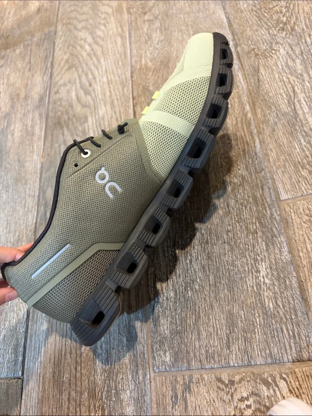On Cloud 5 Grove Haze Men’s sneakers size 14